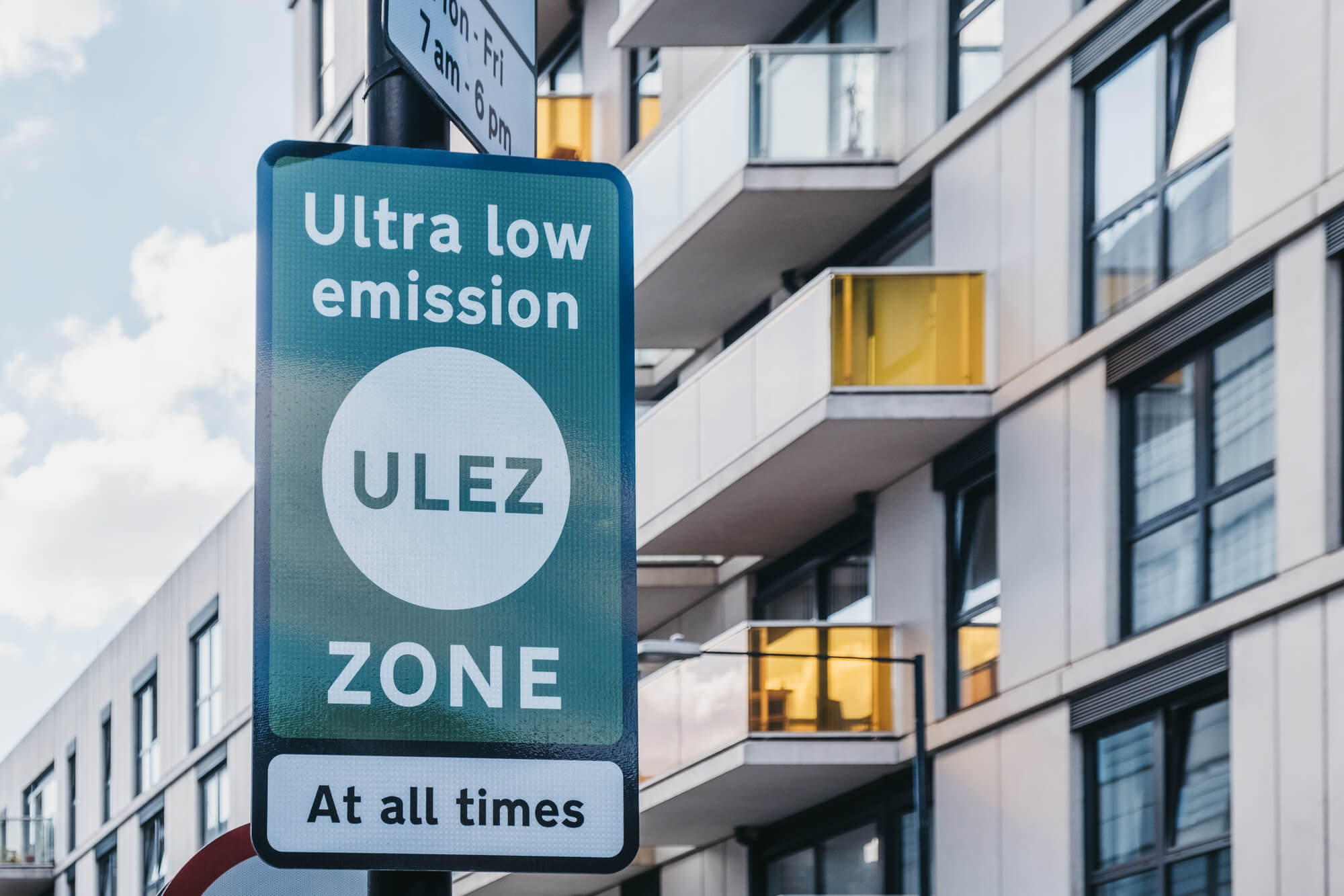 London's ULEZ sign